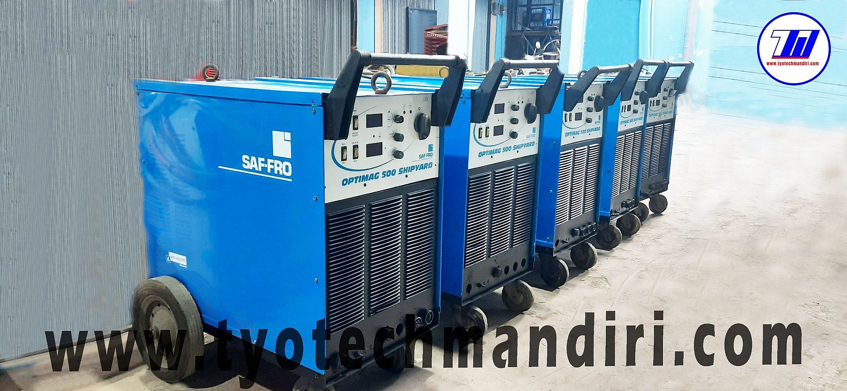 MESIN LAS CO GMAW/FCAW 500A MERK SAF-FRO