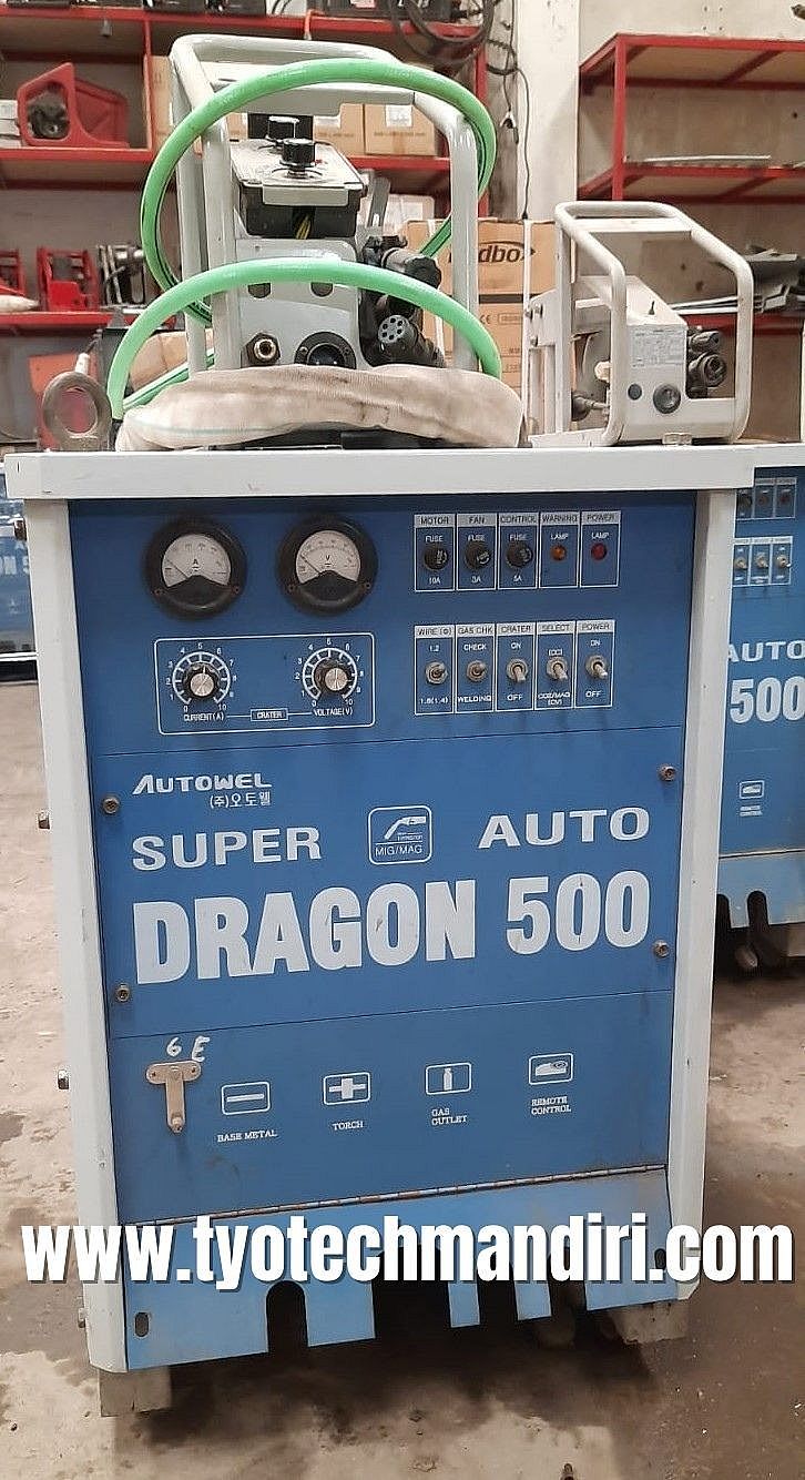 MESIN LAS MIG/MAG SUPER AUTO DRAGON 500 MERK AUTOWEL